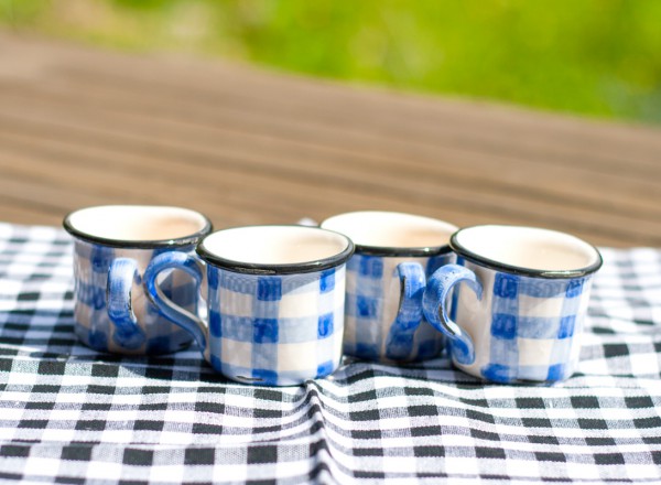 Picknick Espressotassen blue
