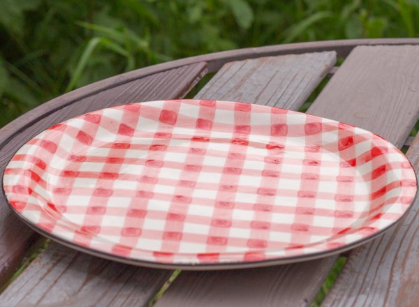Picknick Essteller rot