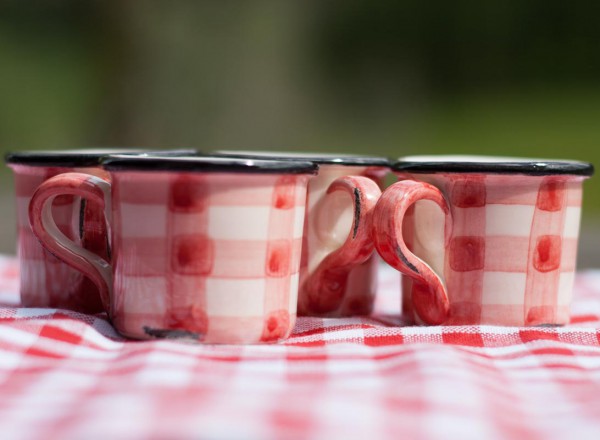 Picknick Espressotassen rot