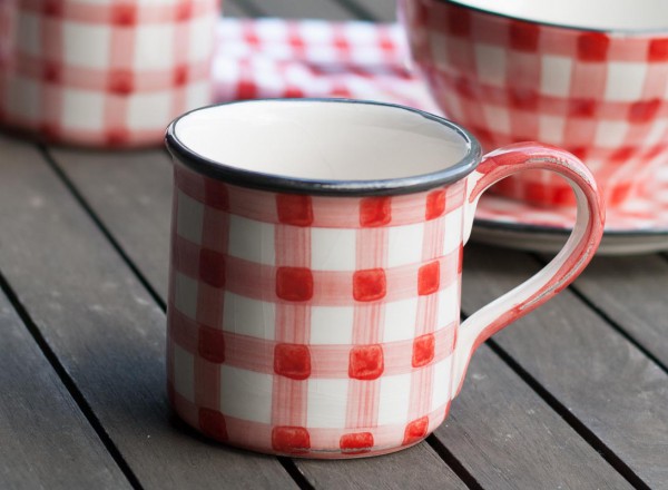 Picknick Becher rot