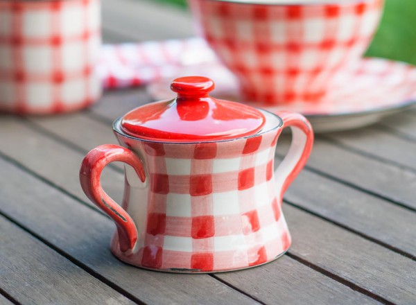 Picknick Zuckerdose rot